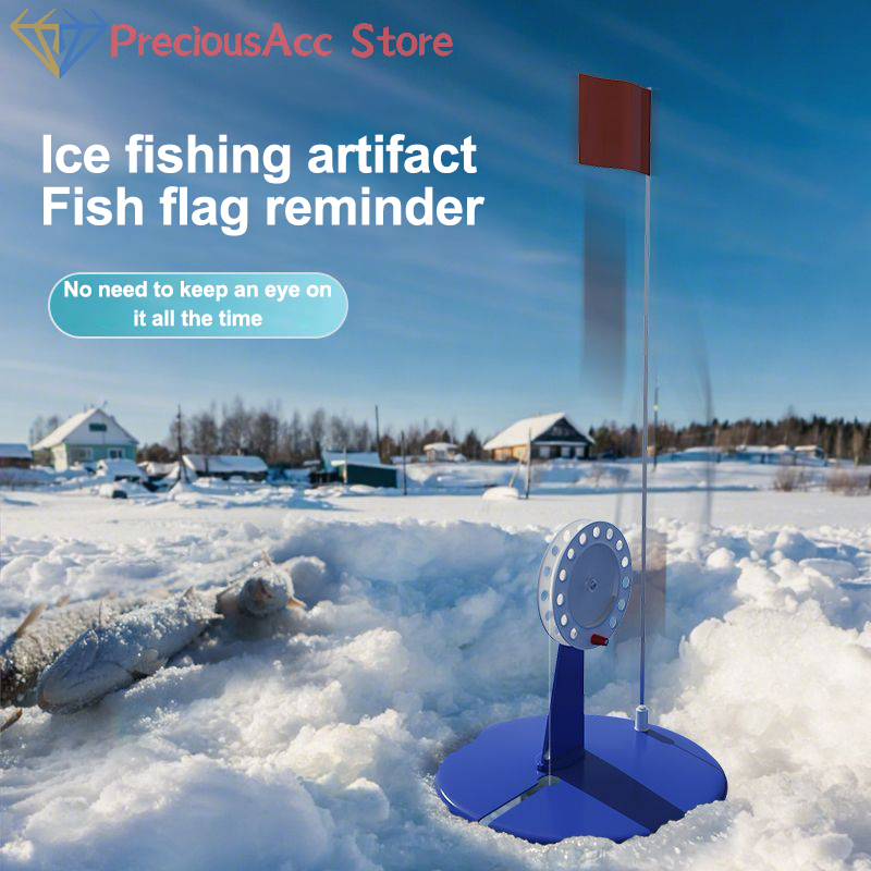 Ice Fishing Tip Up - 1Set Heavy-Duty Winter Ice Fishing Rod