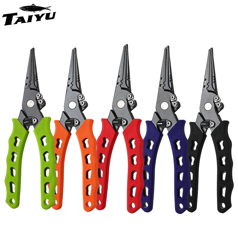 Fishing Equipment Cheap - TAIYU 5-color stainless steel lure pliers