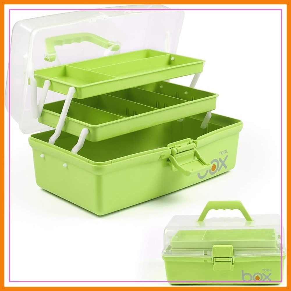 Tackle Box - 3-Layer Portable Folding Tackle Box with
