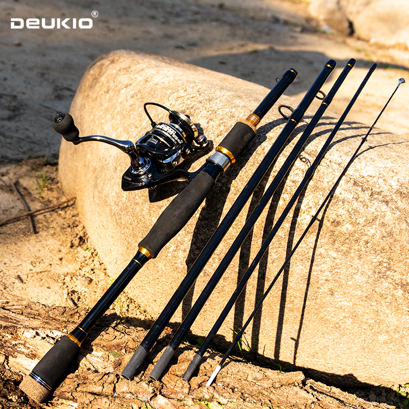 Fishing Equipment Kit - DEUKIO Fishing Rod Reel Combo 1.8