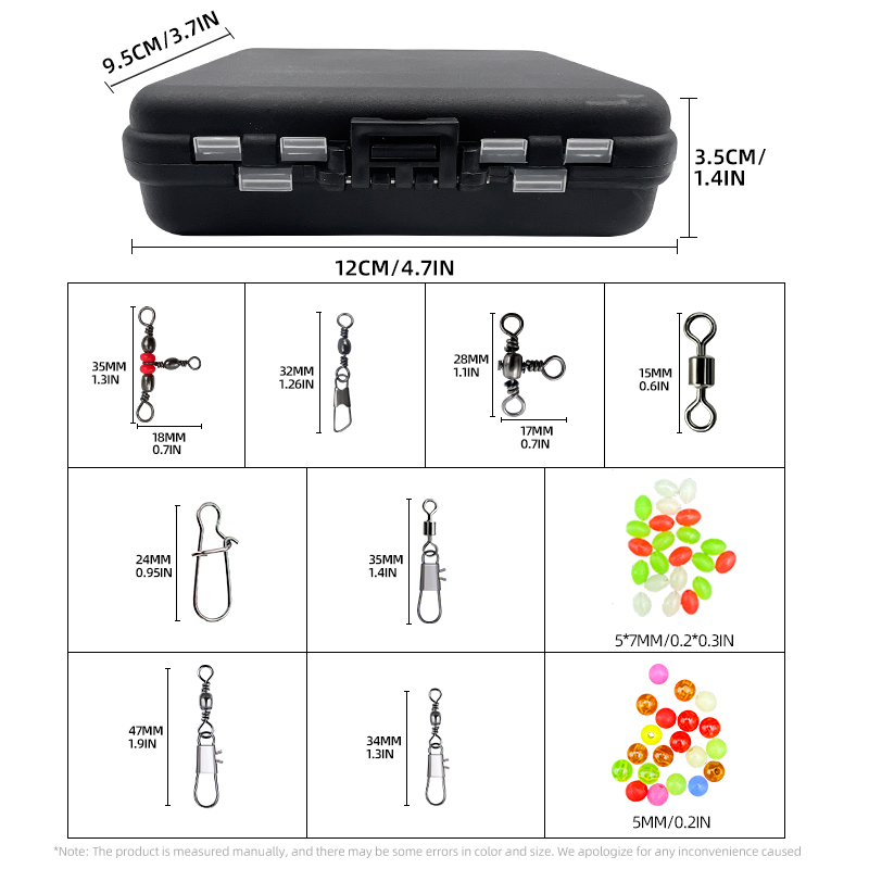 ShareShark 140Pcs fishing acce - огляд і ціна Fishing Equipment Kit