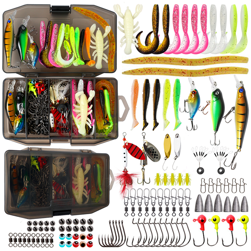 New 120PCS Fishing Lure Set So - огляд і ціна Fishing Equipment Kit