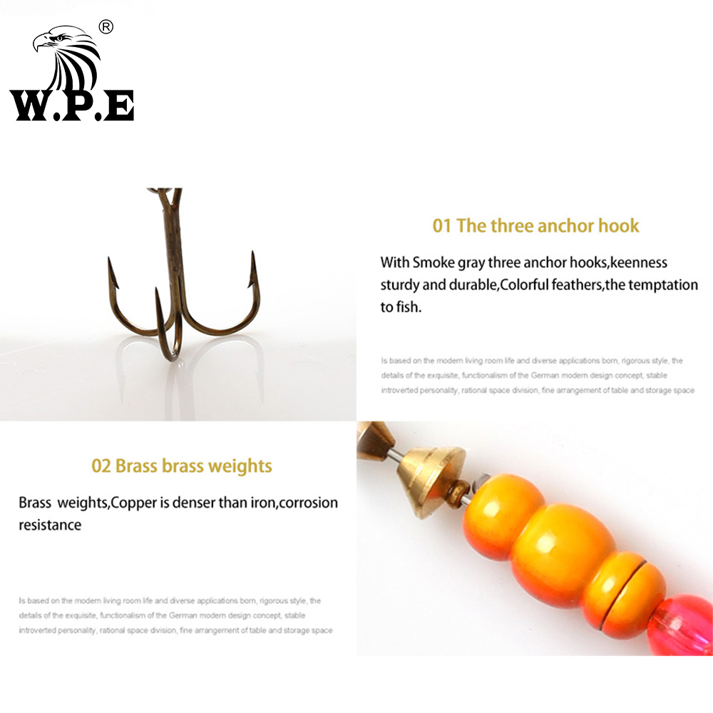 W.P.E Brand New Spinner Lure 1 - огляд і ціна Fishing Equipment Brands