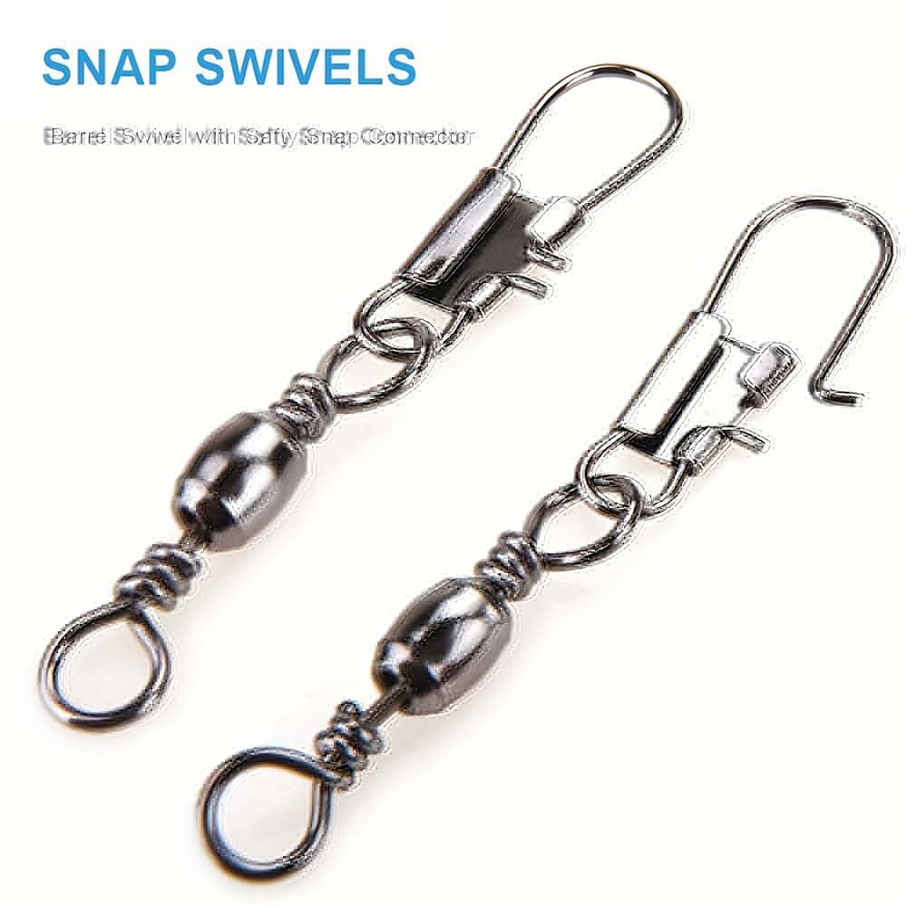 100Pcs/Lot 4#6#8#10#12# Swivel - огляд і ціна Fishing Equipment Cheap