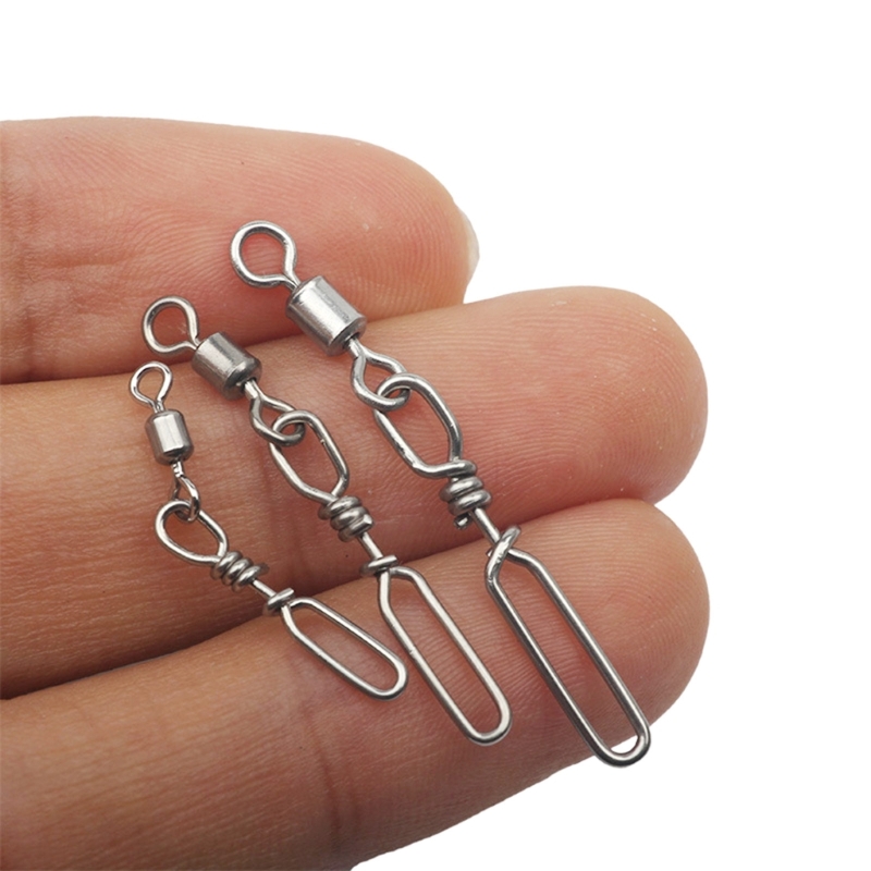 10Pcs Stainless Steel Quick Sn - огляд і ціна Fishing Equipment Kit