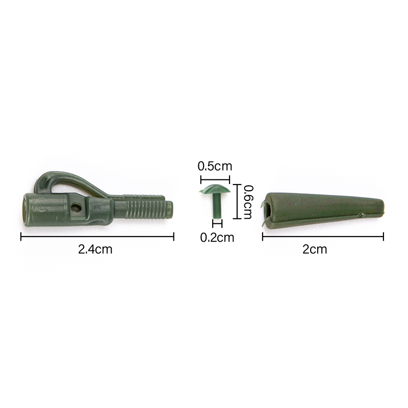 50Sets Mini Lead Clips & Tail  - огляд і ціна Fishing Equipment Kit
