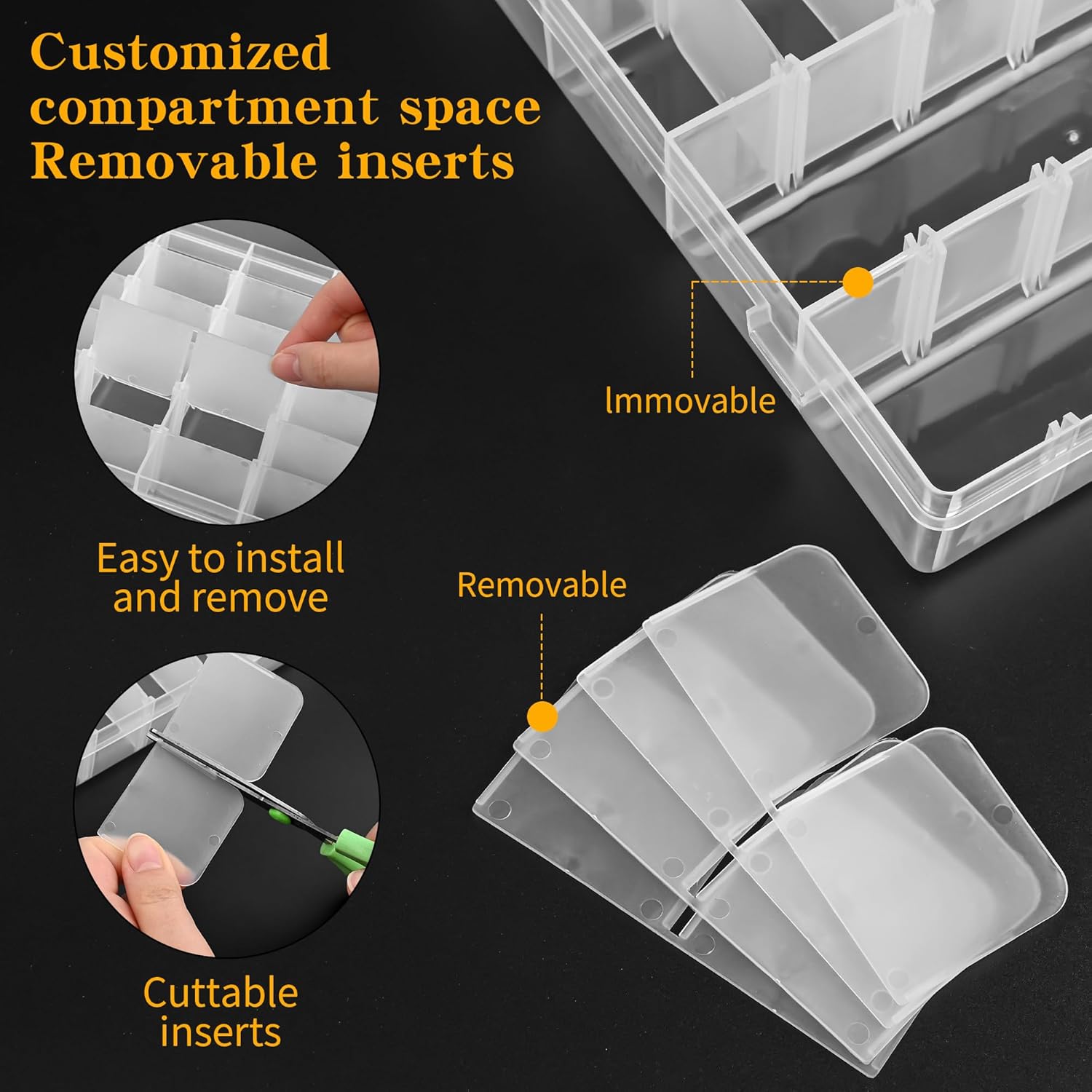 36 Grids Clear Plastic Organiz - огляд і ціна Tackle Box