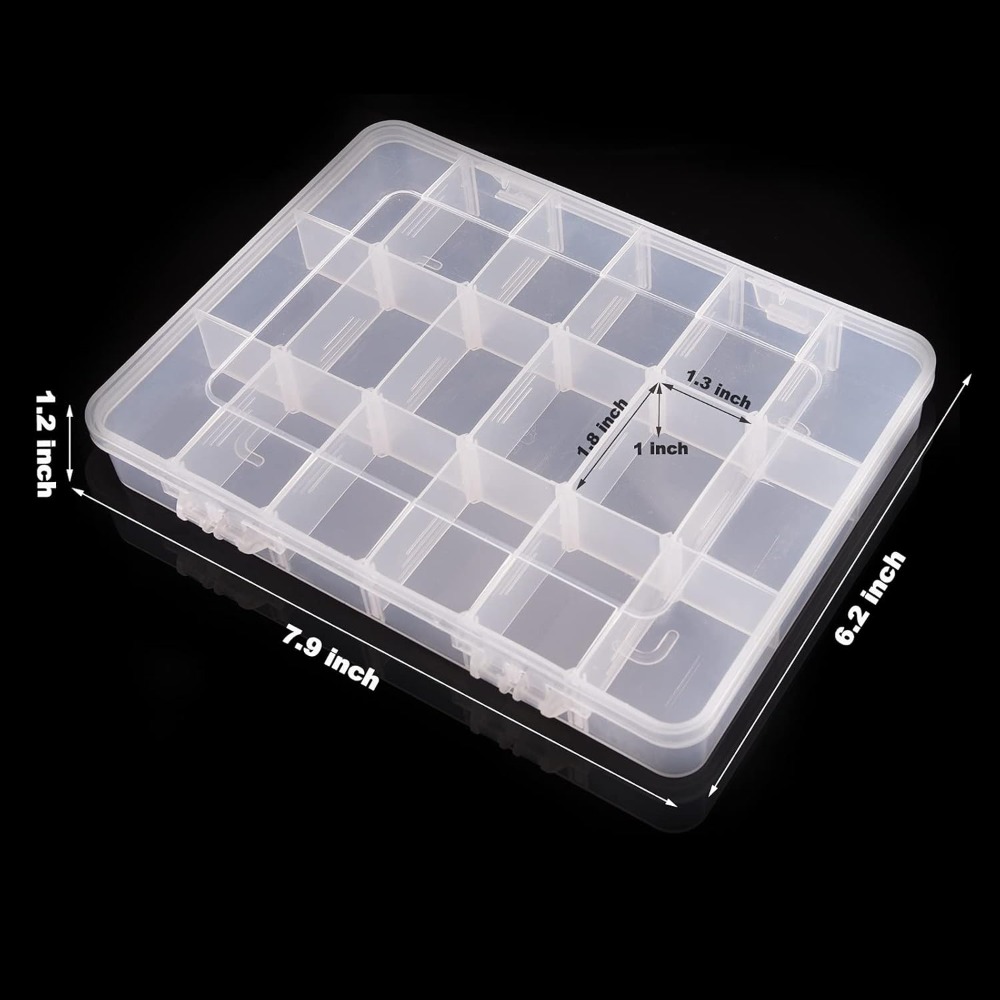 18 Grids Plastic Organizer Box - огляд і ціна Tackle Box