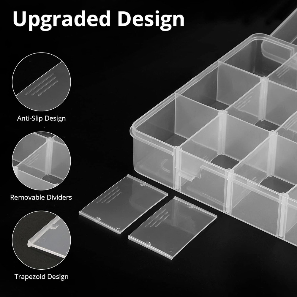 18 Grids Plastic Organizer Box - огляд і ціна Tackle Box