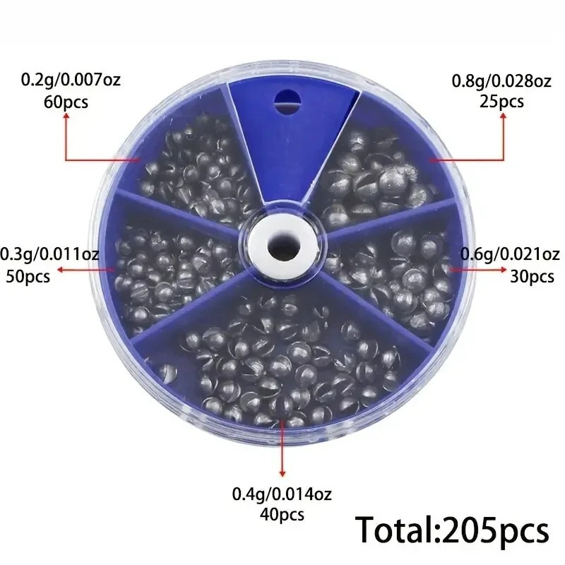 Split Shot Fishing Sinkers Wei - огляд і ціна Fishing Equipment Kit