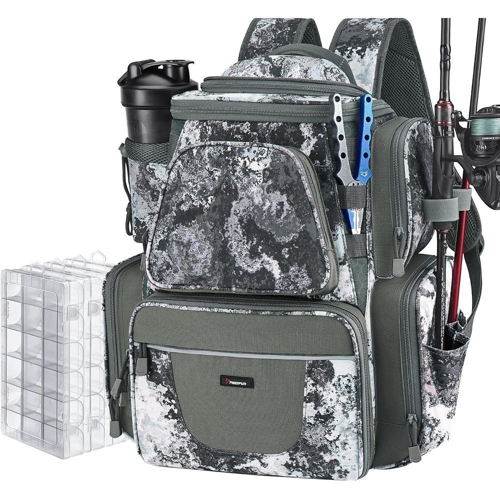 Fishing Backpack with Dual Rod - огляд і ціна Tackle Box