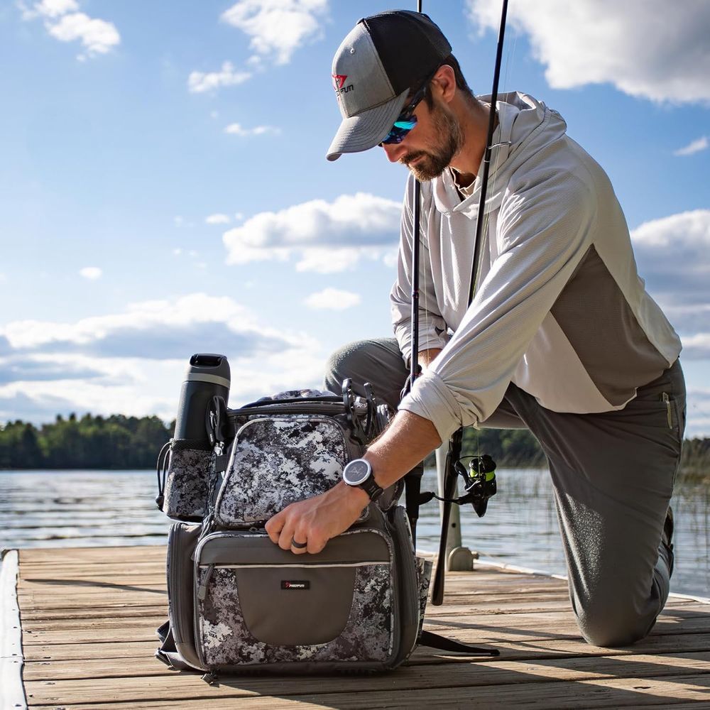 Fishing Backpack with Dual Rod - огляд і ціна Tackle Box