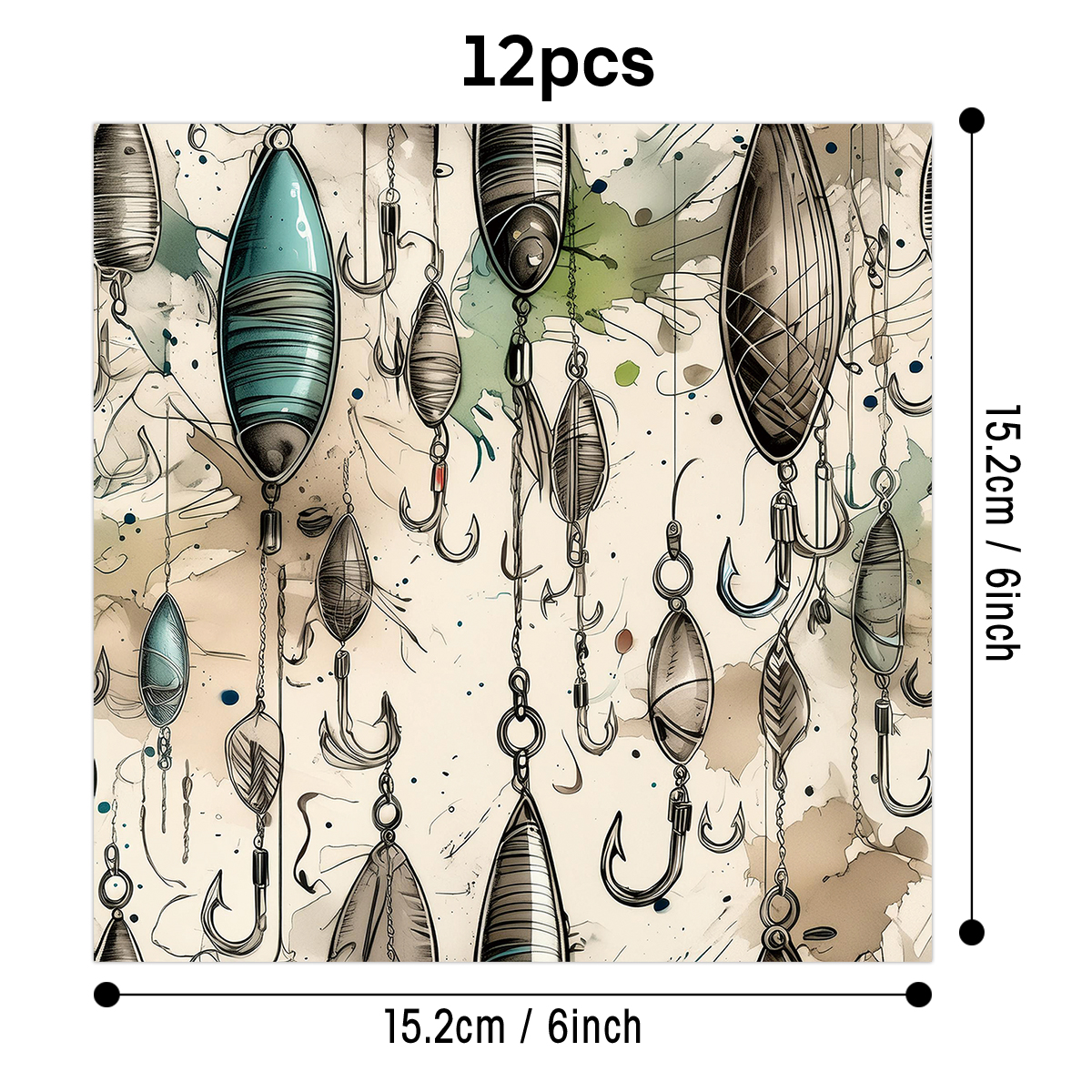 12pcs Vintage Fishing Lure Pat - огляд і ціна Fishing Quest