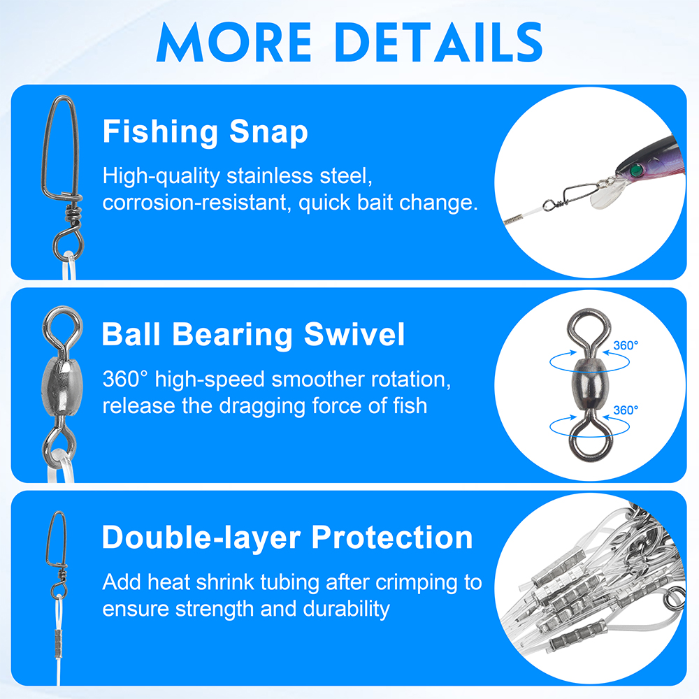 10Pcs Fluorocaron Fishing Lead - огляд і ціна Fluorocarbon Line