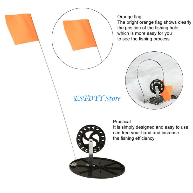 G6DE 2Pcs Ice Fishing Flags Ic - огляд і ціна Ice Fishing Tip Up
