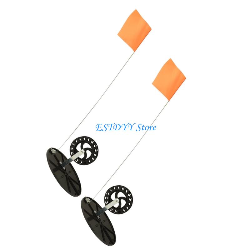 G6DE 2Pcs Ice Fishing Flags Ic - огляд і ціна Ice Fishing Tip Up