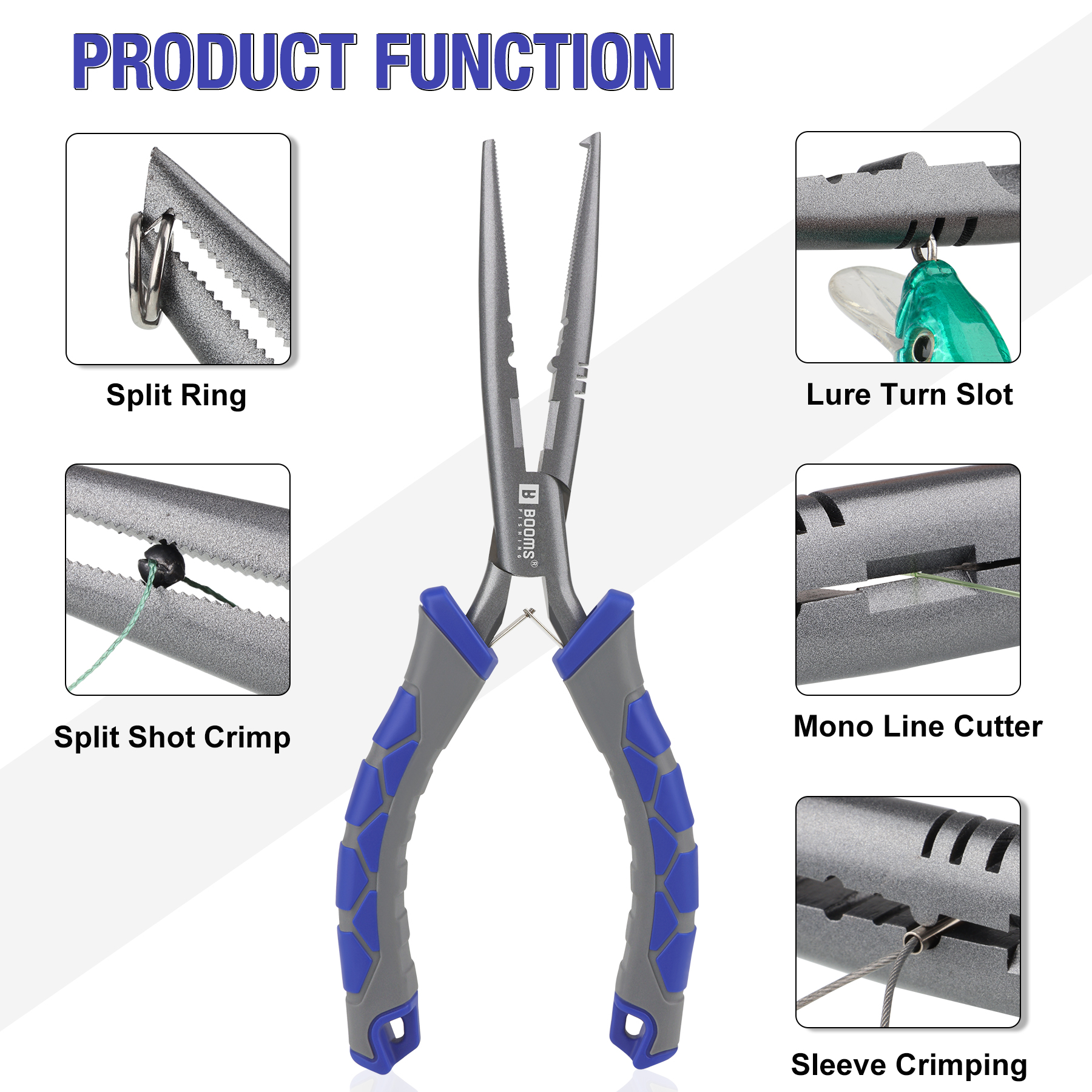 Booms Fishing 23cm Pliers and  - огляд і ціна Fishing Equipment Target