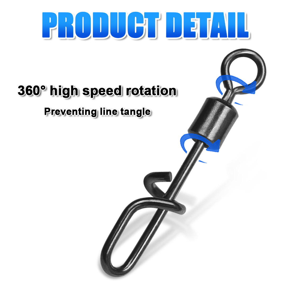 FishTrip Fishing Swivel Snap T - огляд і ціна Fishing Equipment Cheap