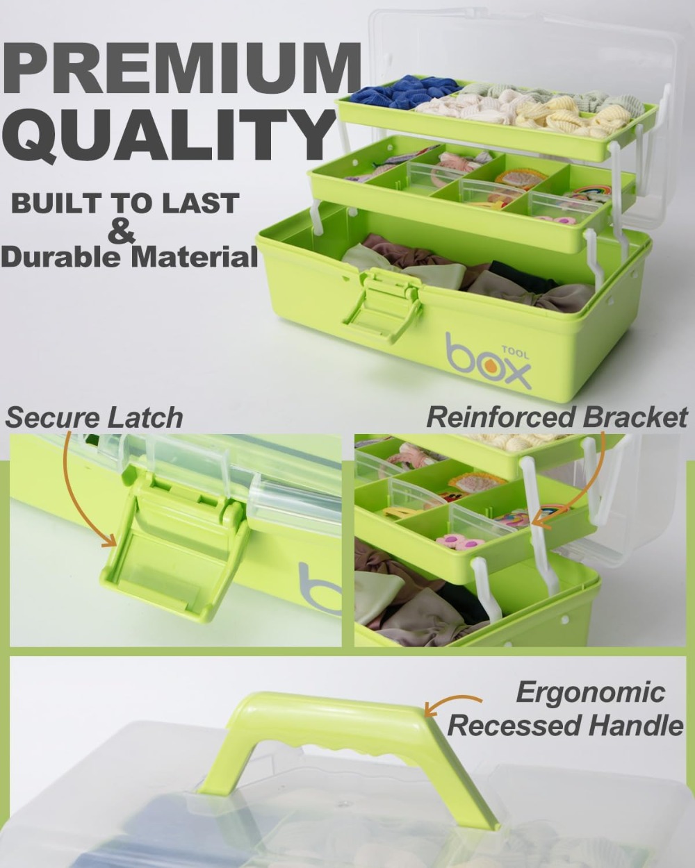 3-Layer Portable Folding Tackl - огляд і ціна Tackle Box